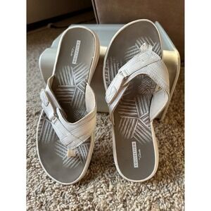 Clarks Collection Flip Flop Adjustable Strap Sandals‎ Thong